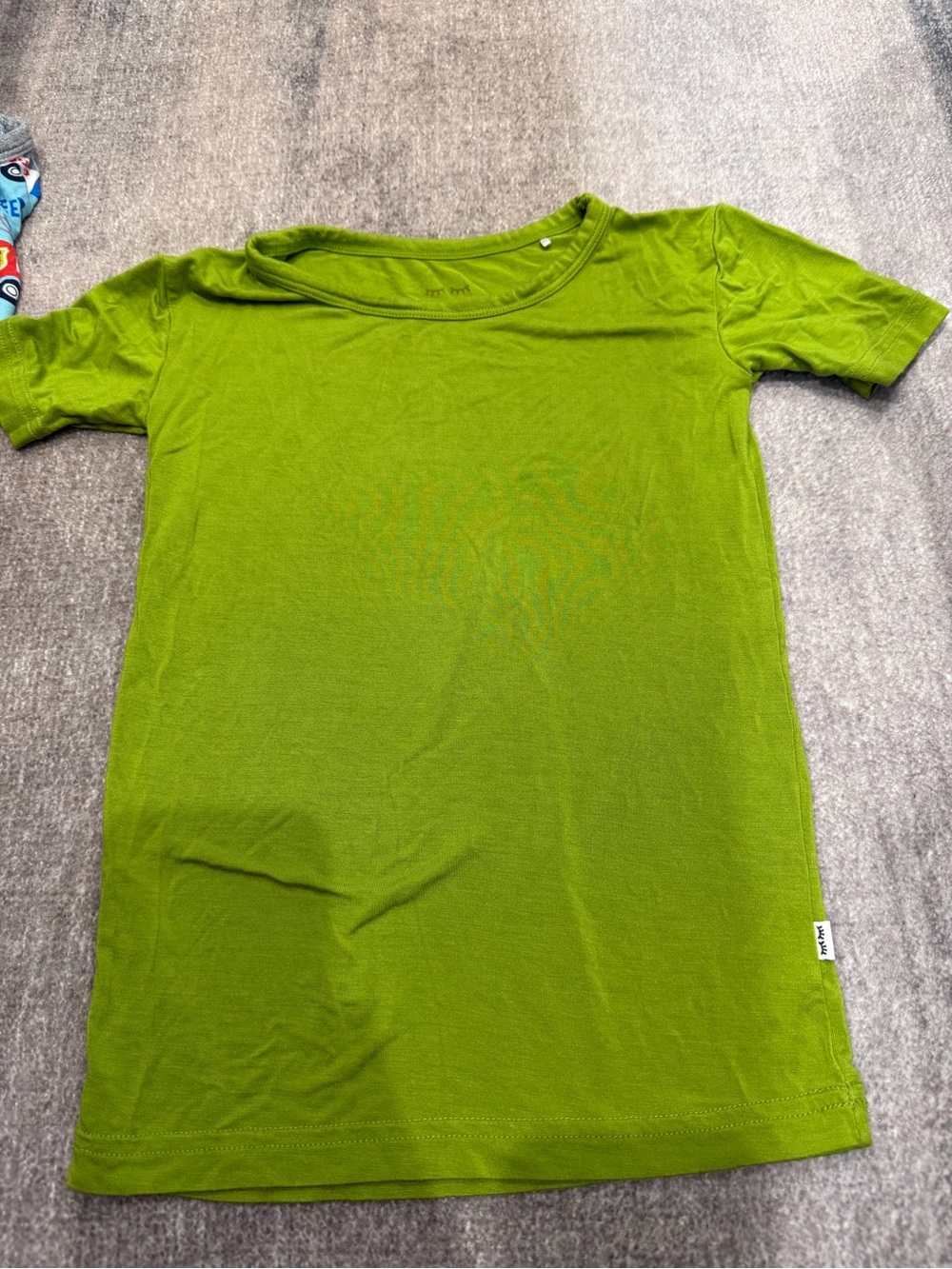 Little Sleepies Short Sleeve Pajama Set in Lime Green 4T